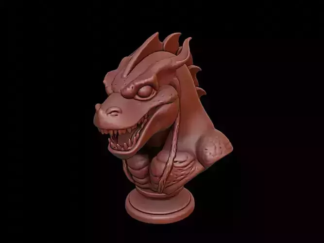 Leviathan Beast Bust