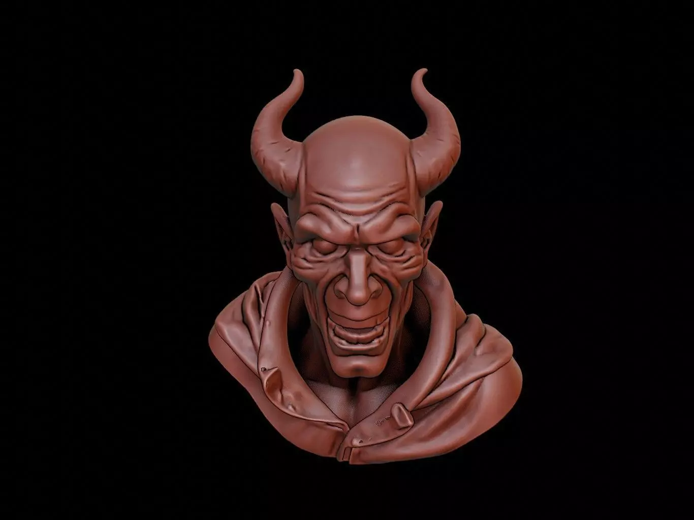 Lich Beast Bust 3D print model