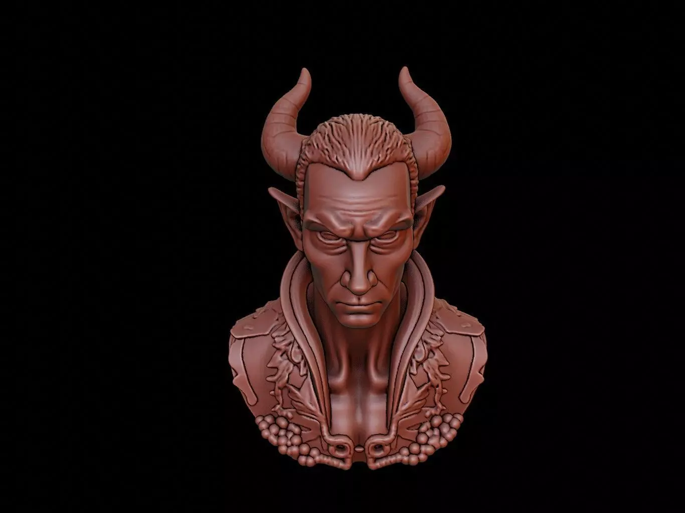 Manananggal Beast Bust 3D print model