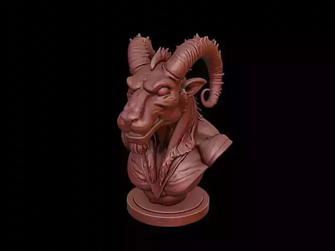 Manticore Beast Bust