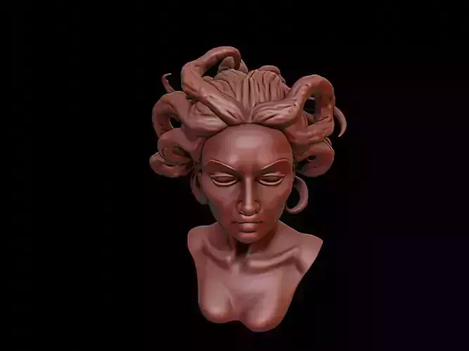 Medusa Beast Bust