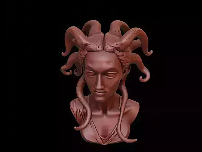 Medusa Beast Bust