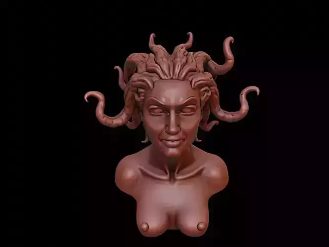 Medusa Beast Bust