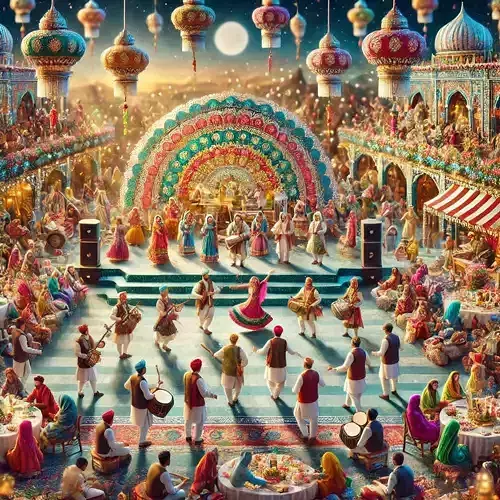 A national festival  3D model