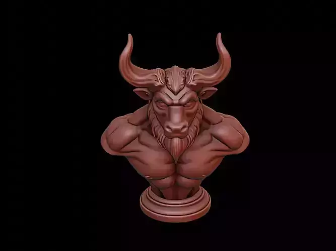 Minotaur Beast Bust