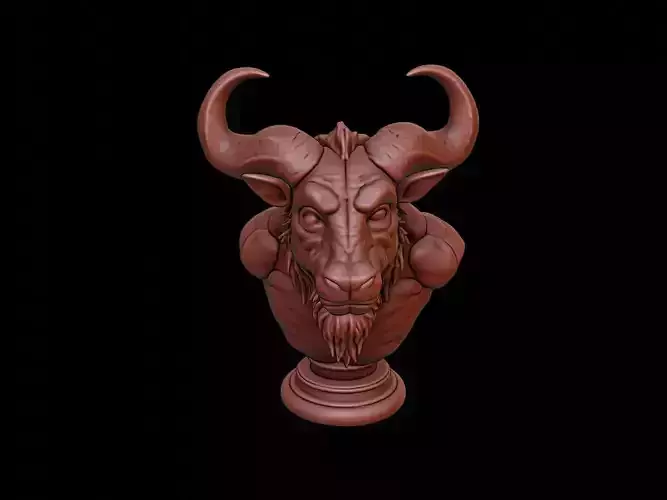 Minotaur Beast Bust