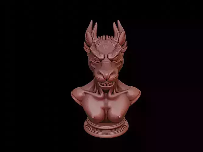 Naga Beast Bust