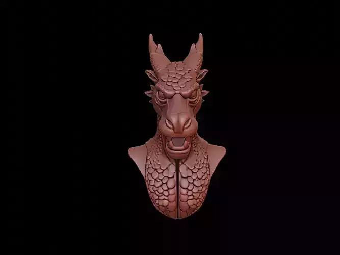Naga Beast Bust
