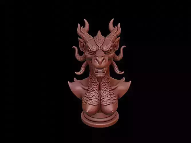 Naga Beast Bust