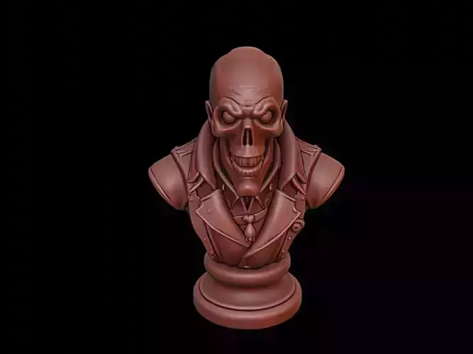 Necromancer Beast Bust