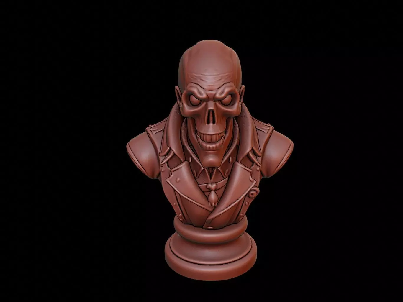 Necromancer Beast Bust 3D print model