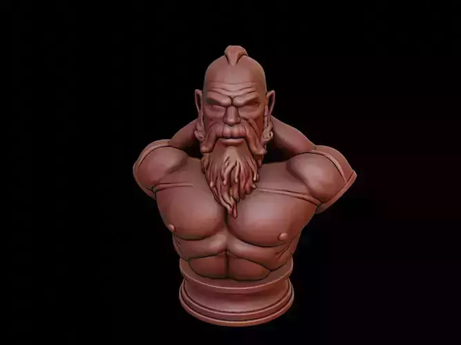 Ogre Beast Bust