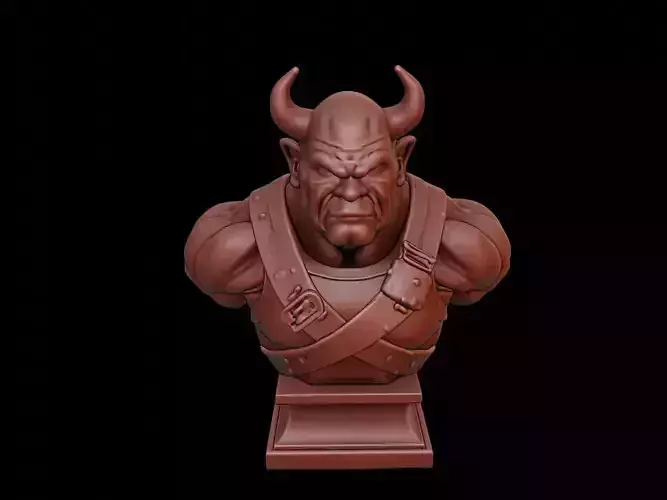 Ogre Beast Bust