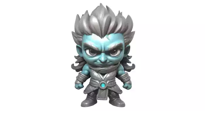 fantasy  boy character 3D print model