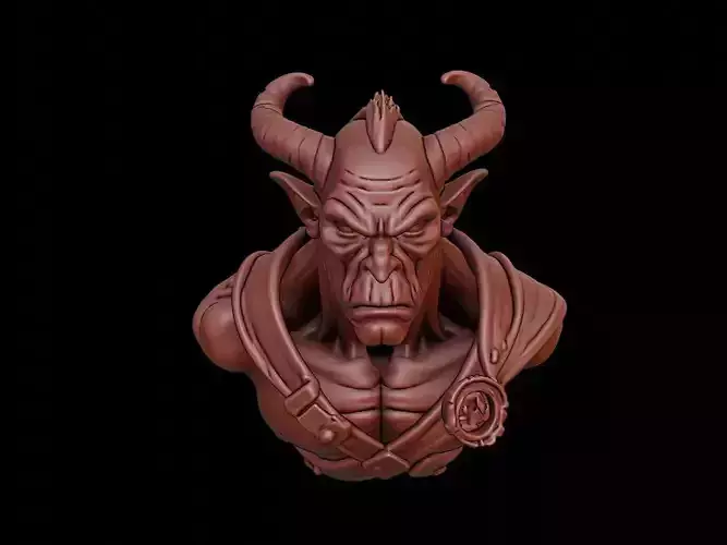 Orc Beast Bust
