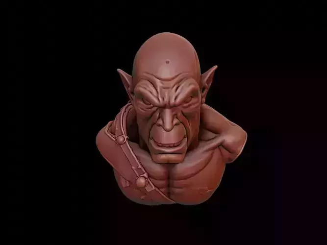 Orc Beast Bust