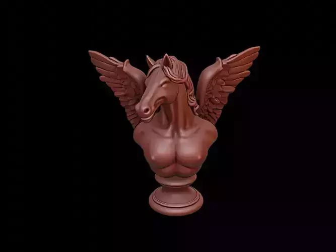 Pegasus Beast Bust