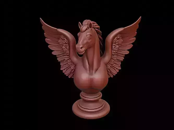 Pegasus Beast Bust