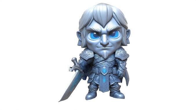 fantasy soldier 3D print model