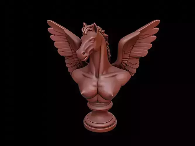Pegasus Beast Bust