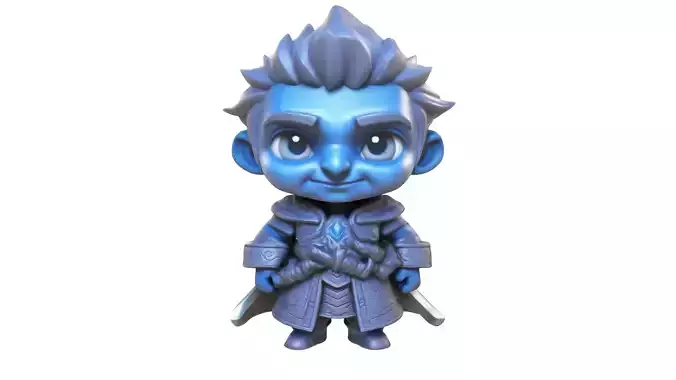 fantasy soldier 3D print model
