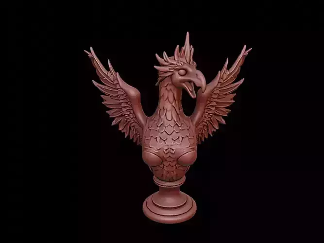 Phoenix Beast Bust