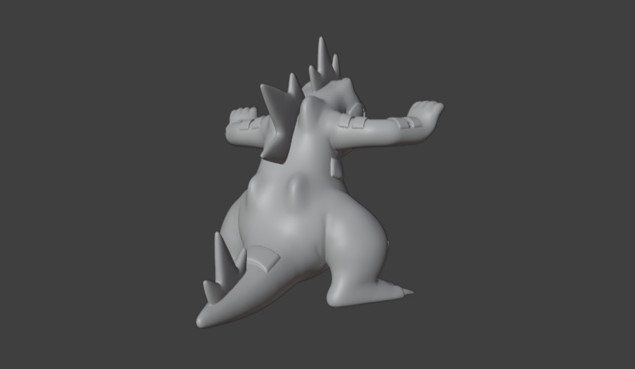Feraligatr Pokemon 3D print model_1