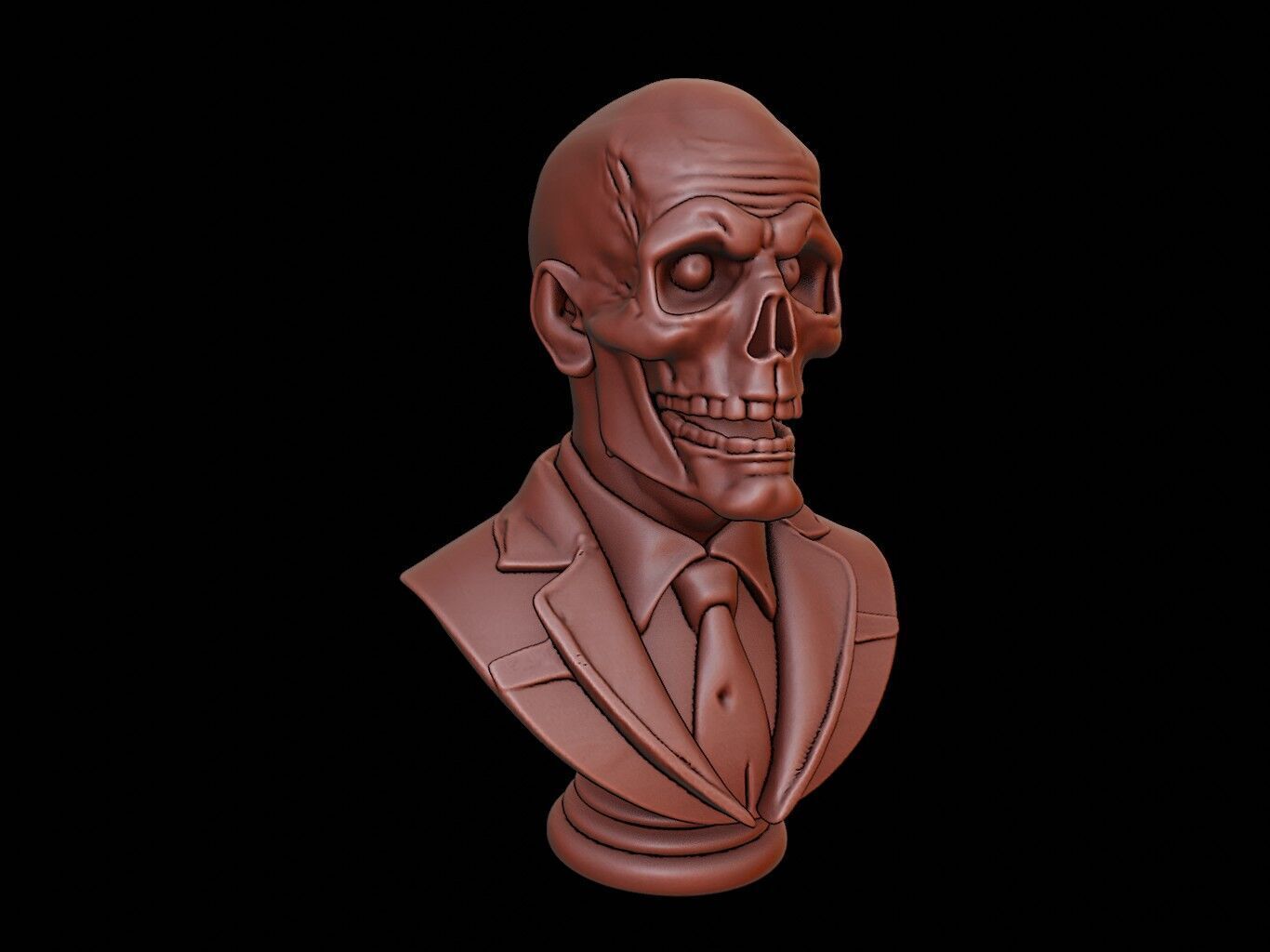 Poltergeist Beast Bust 3D print model_2