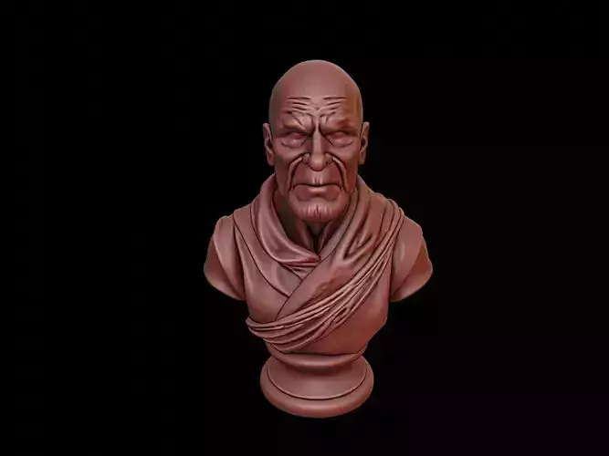 Possessed Monk Beast Bust