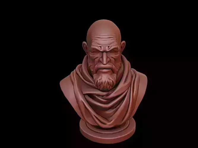 Possessed Monk Beast Bust