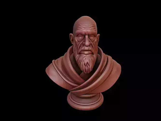 Possessed Monk Beast Bust