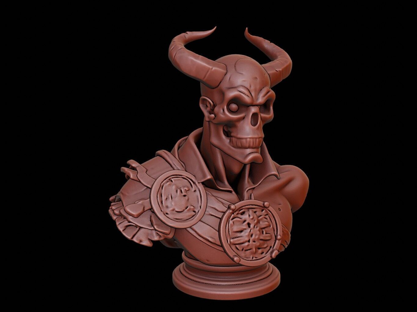 Revenant Beast Bust 3D print model_2