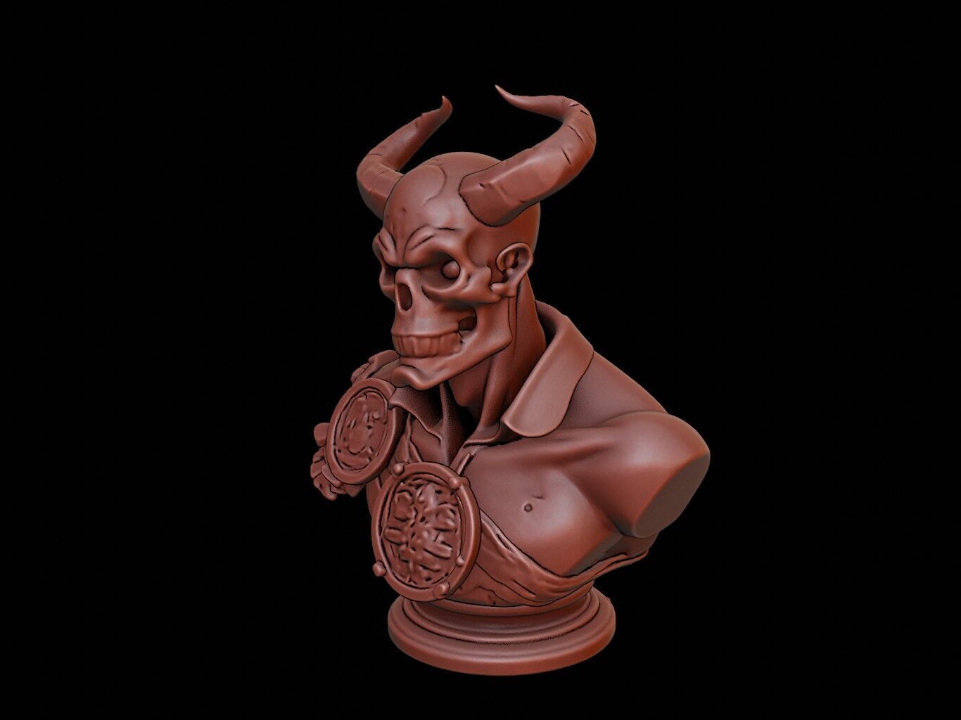 Revenant Beast Bust 3D print model_1