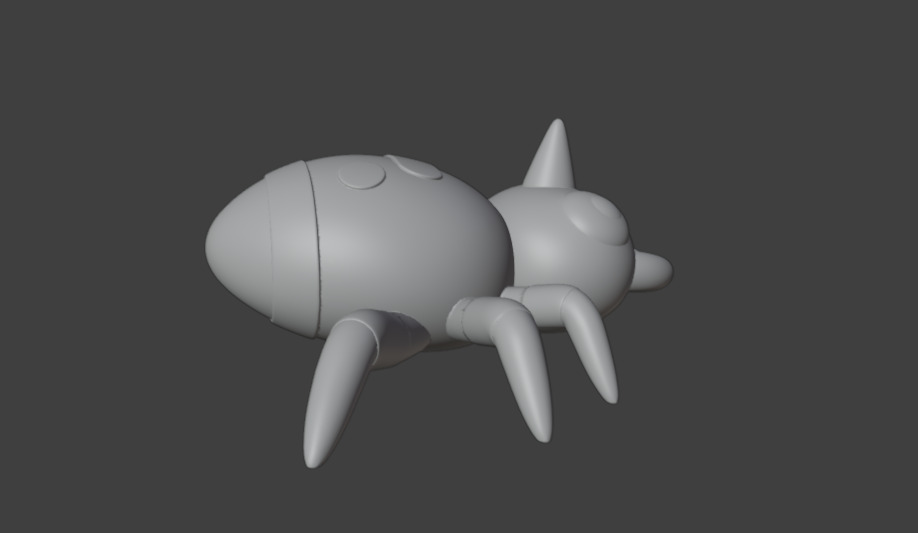 Spinarak Pokemon 3D print model_1