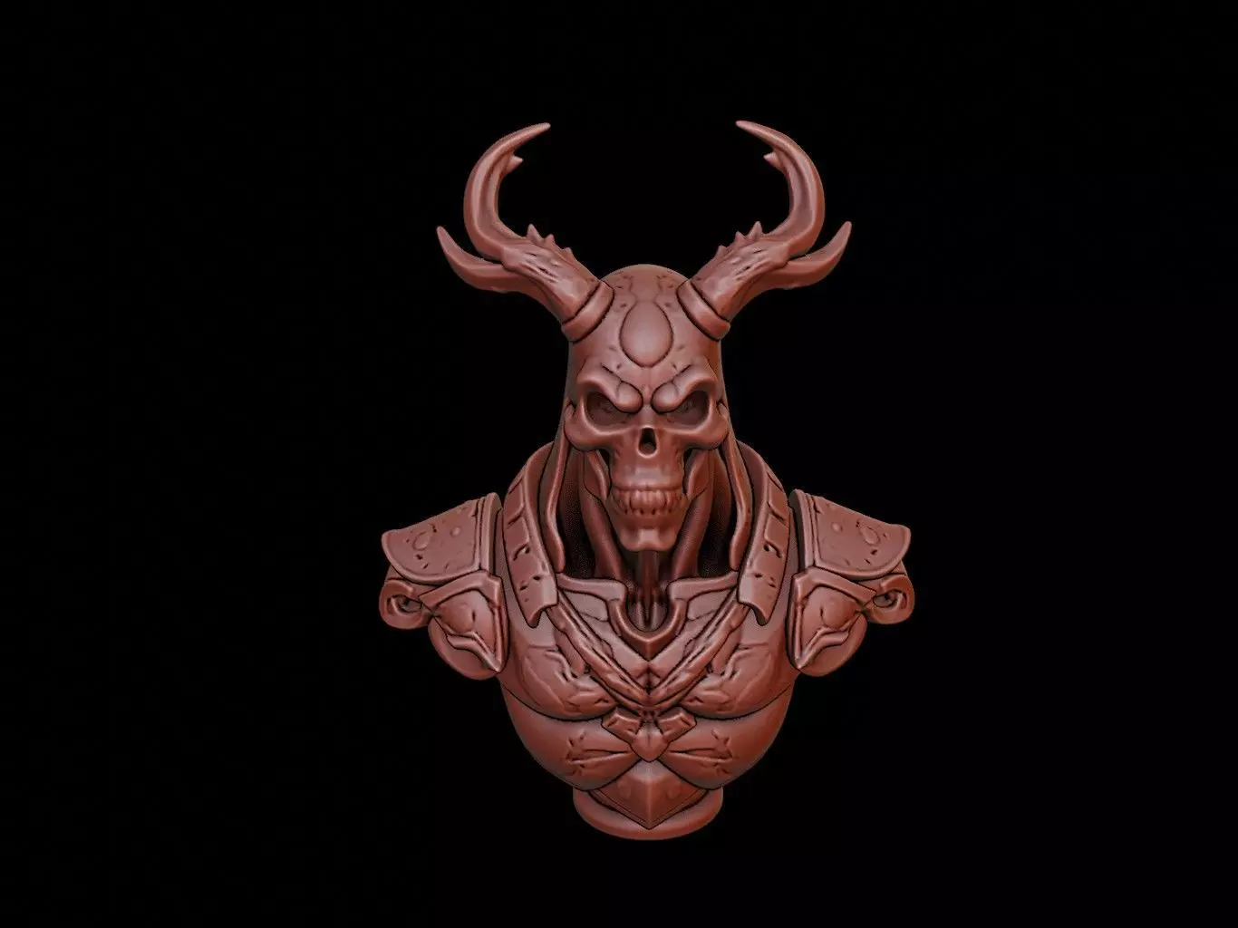 Revenant Beast Bust 3D print model