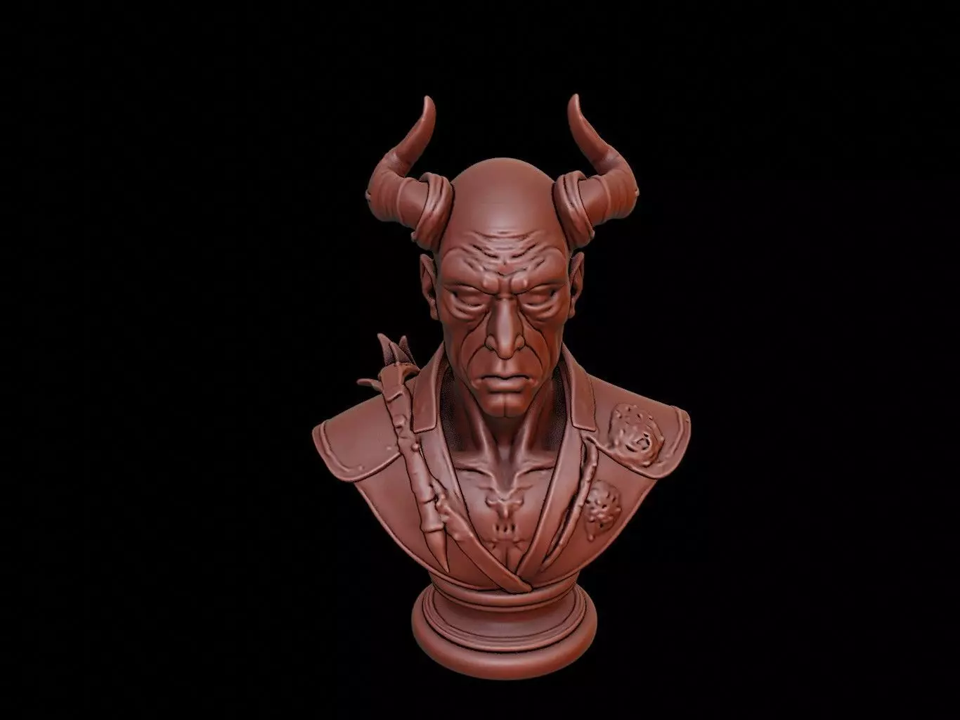 Revenant Beast Bust 3D print model