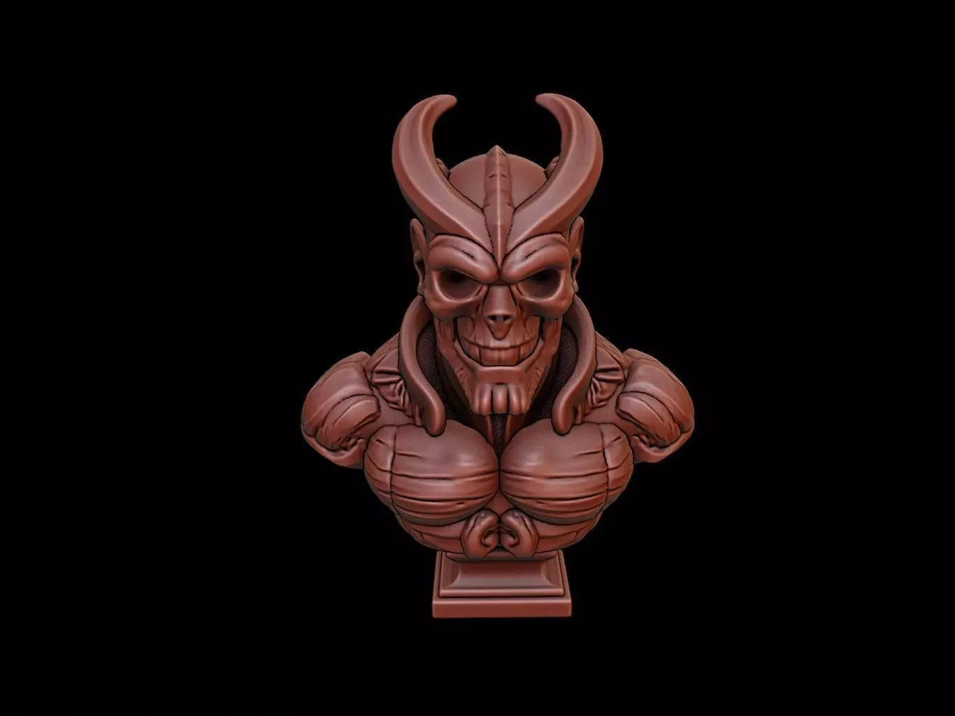 Revenant Beast Bust 3D print model