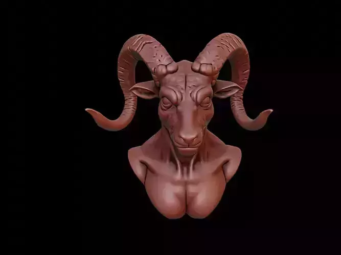 Satyr Beast Bust