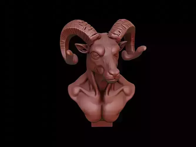 Satyr Beast Bust