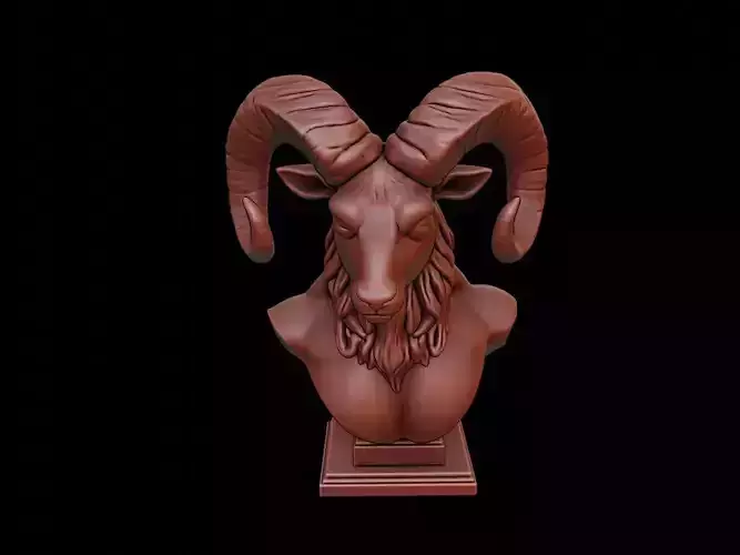 Satyr Beast Bust