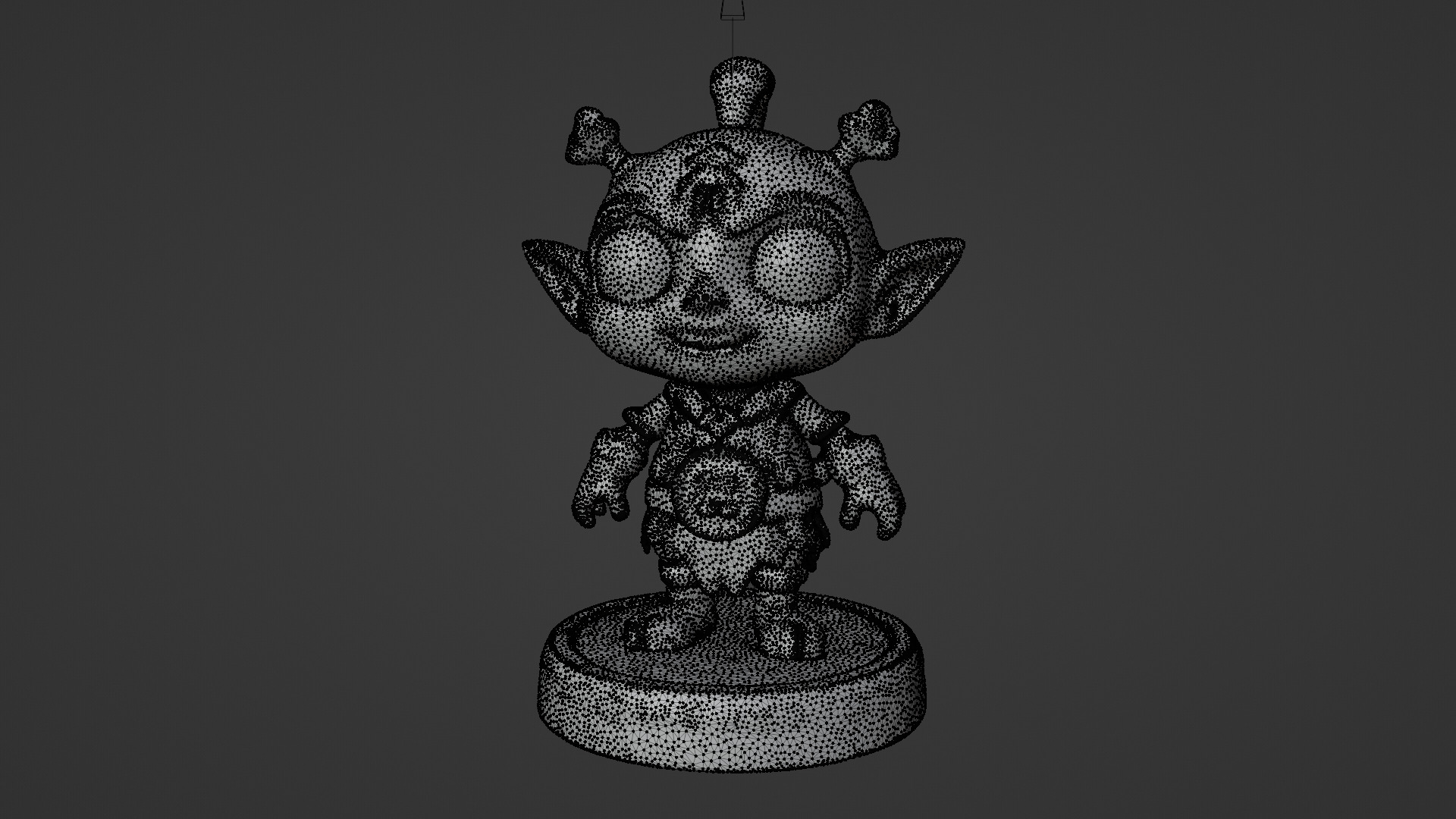 cartoon goblin  3D print model_4