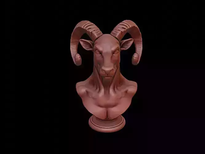 Satyr Beast Bust