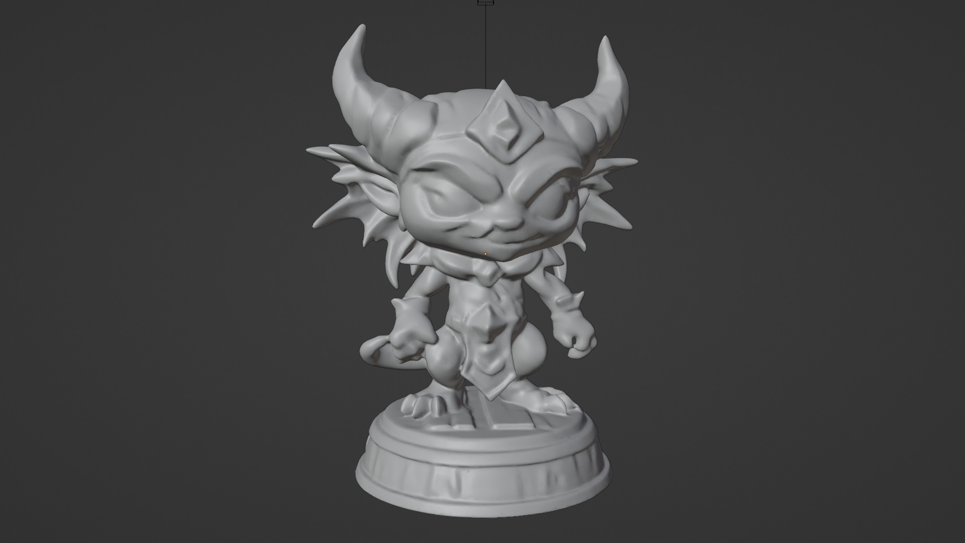 cartoon goblin 02 3D print model_6