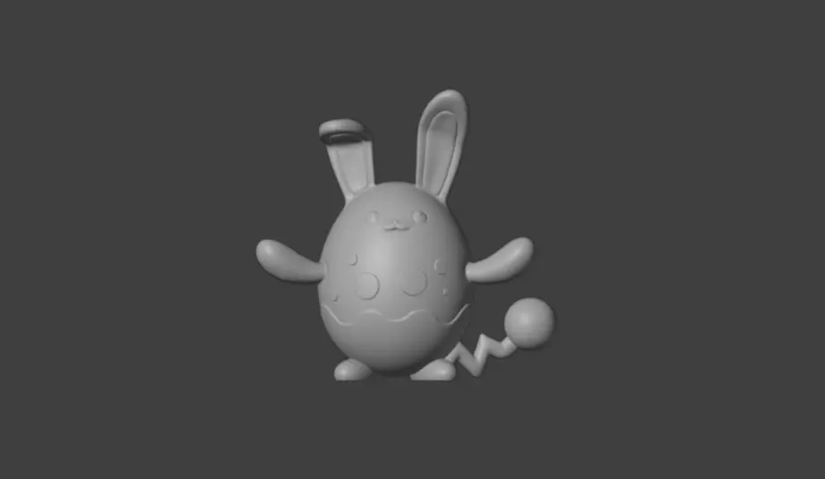Azumarill Pokemon 3D print model_0