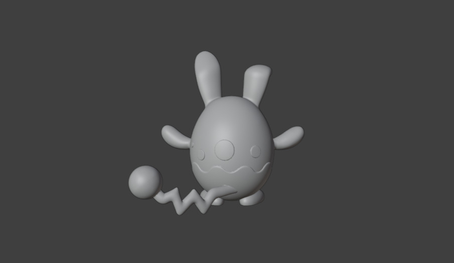 Azumarill Pokemon 3D print model_1