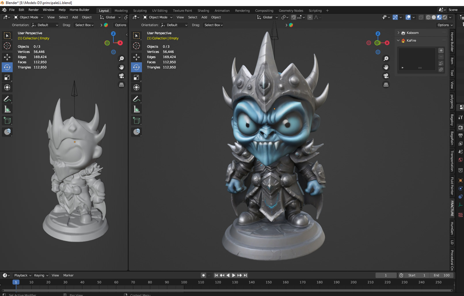 cartoon goblin 3D print model_2