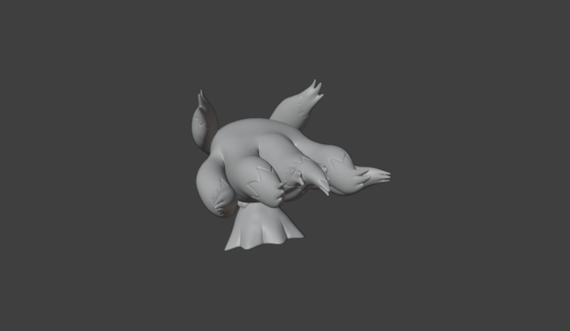 Misdreavus Pokemon 3D print model_1