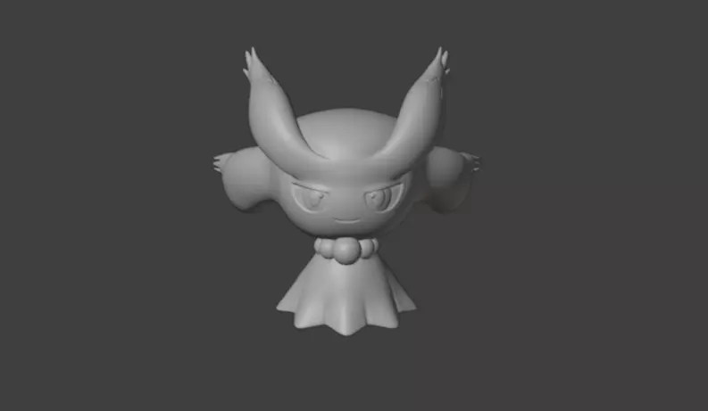 Misdreavus Pokemon 3D print model_0