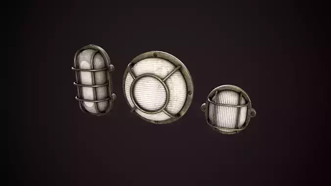 Industrial Wall Lamps Pack