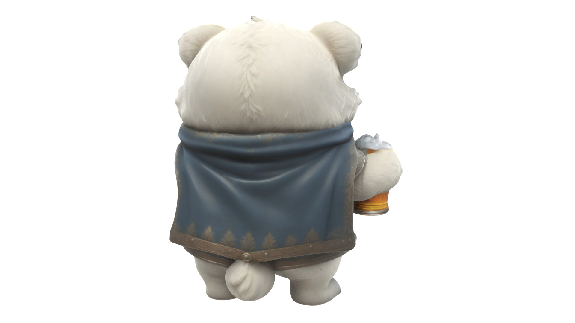cartoon bear 3D print model_3